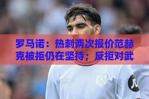 罗马诺：热刺两次报价范赫克被拒仍在坚持；反拒对武什科维奇报价